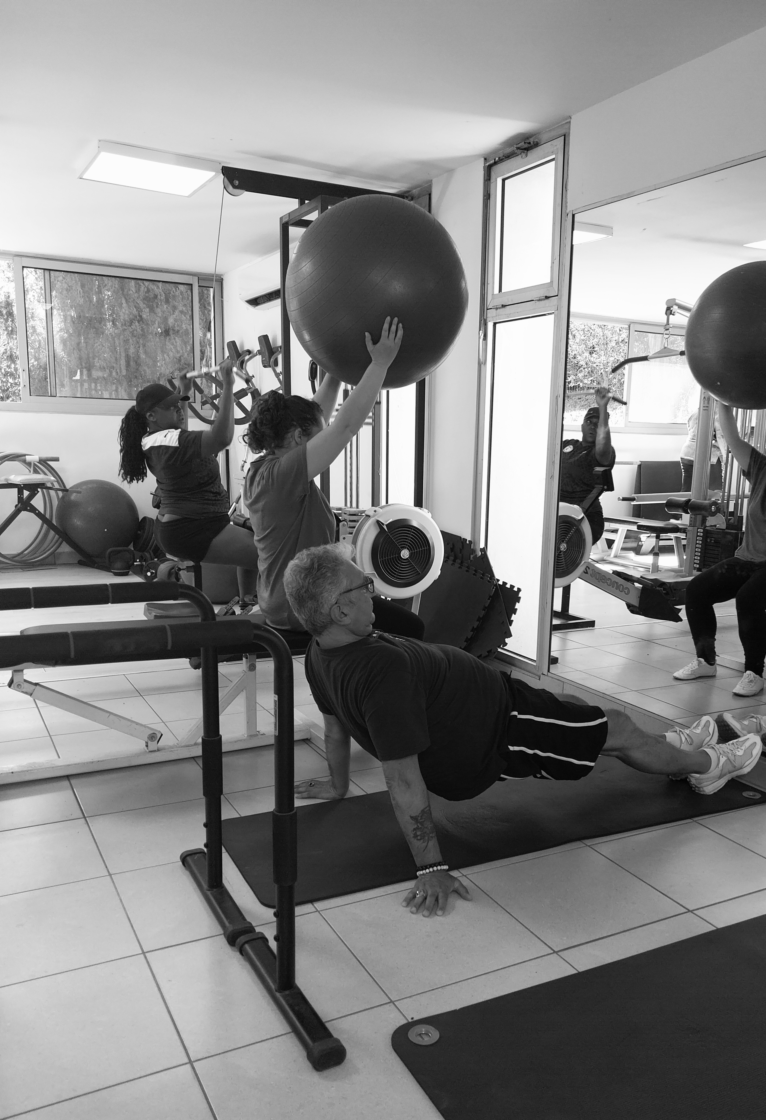 Exercice d'inclusion avec ballon